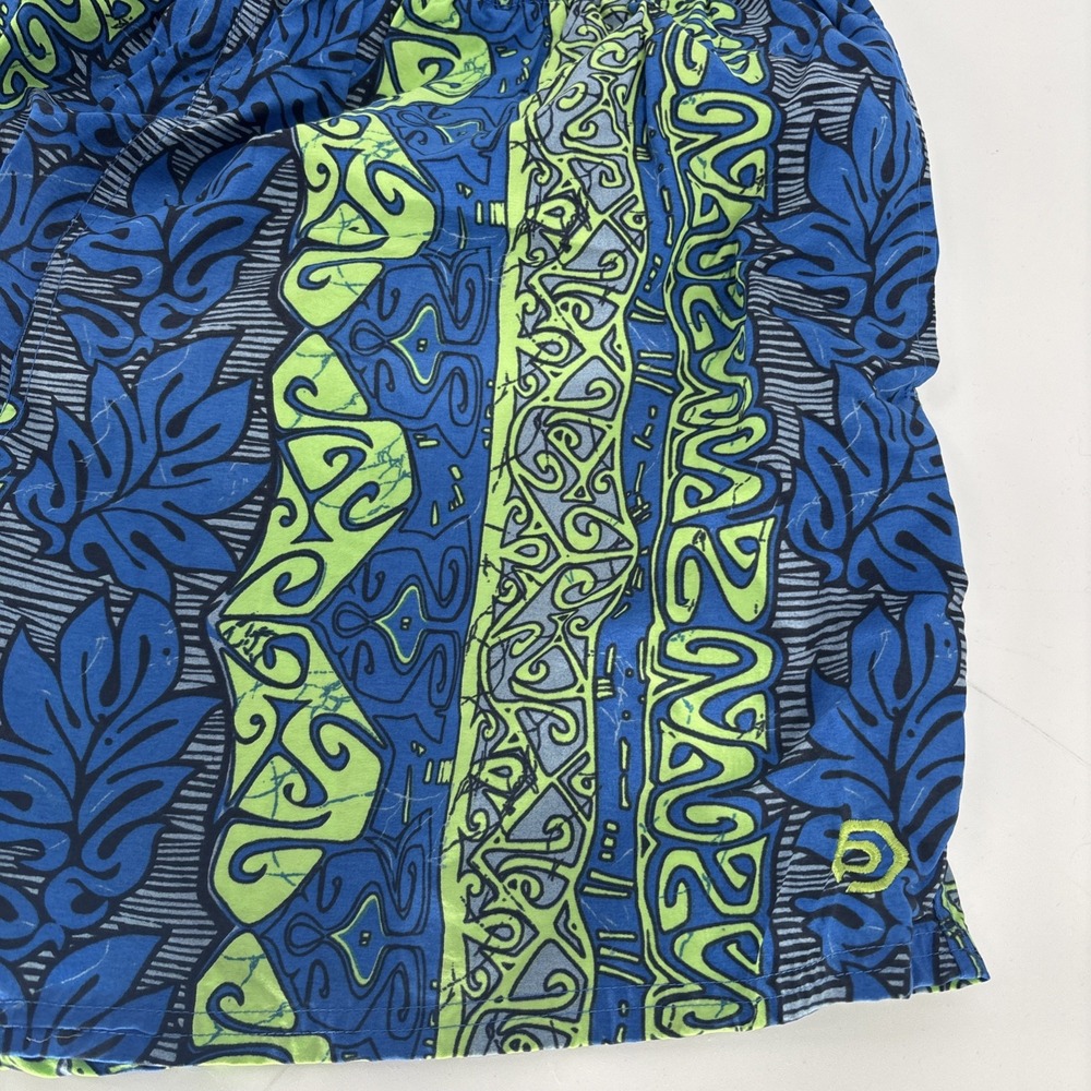 Vintage OP Ocean Pacific Swim Shorts Men XL Multicolor USA Made 80's